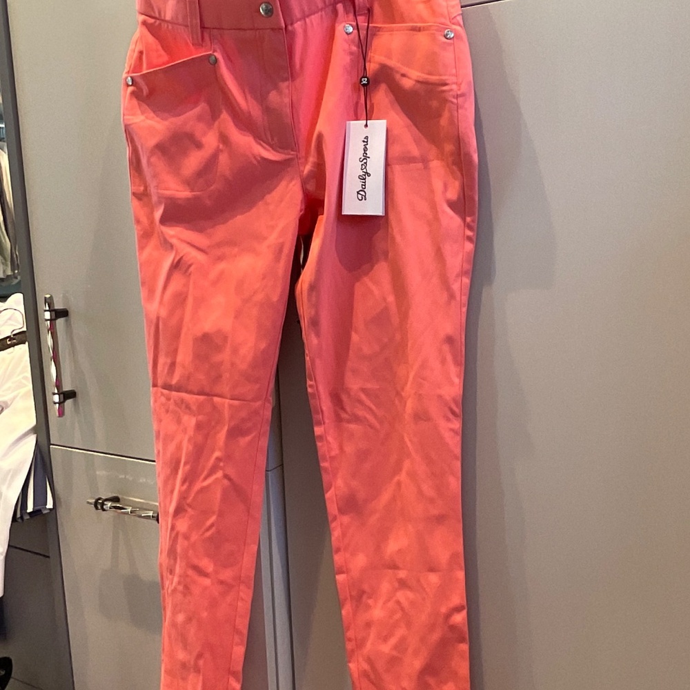 DAILY SPORT LYRIC  GOLF/ LEISURE  PANTS  -CORAL